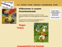 keramik-schoettl.de Webseite Vorschau