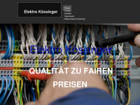 elektro-koessinger.de Webseite Vorschau