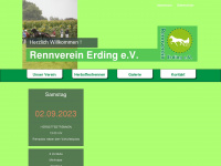 rennverein-erding.de Webseite Vorschau