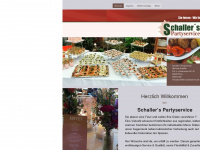 schallers-partyservice.de Webseite Vorschau