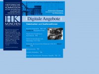 historische-kommission-muenchen-editionen.de Webseite Vorschau