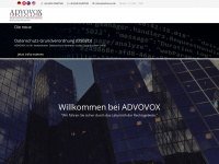 advovox.de Webseite Vorschau