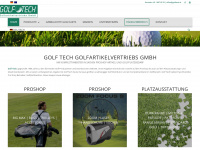 golftech.at Webseite Vorschau