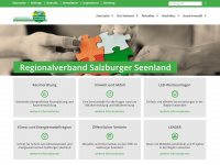 salzburger-seengebiet.at Webseite Vorschau