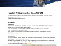 avanti-film.com Webseite Vorschau