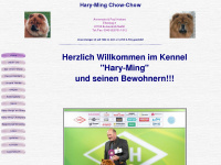 hary-ming-chow-chow.de Webseite Vorschau