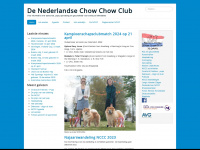 nederlandsechowchowclub.nl Webseite Vorschau