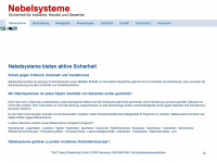 nebelsysteme.eu Webseite Vorschau