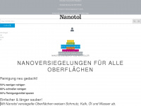 nanotol.de Webseite Vorschau
