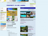 srilankaimmobilien.de Webseite Vorschau