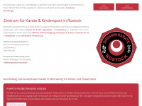 karateschule-rostock.de Webseite Vorschau