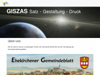 giszas-druck.de Webseite Vorschau