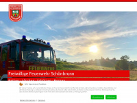 feuerwehr-schoenbrunn.de Webseite Vorschau