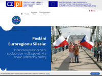 euroregion-silesia.cz Webseite Vorschau