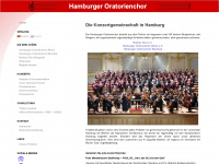 hamburger-oratorienchor.de Webseite Vorschau