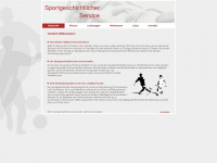 sport-geschichtlicher-service.de Webseite Vorschau