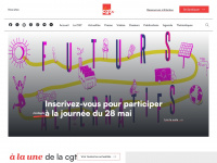 cgt.fr Webseite Vorschau
