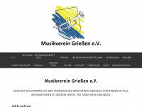 mv-griessen.de Webseite Vorschau