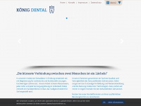 koenig-dental.de Webseite Vorschau