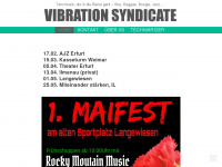 vibrationsyndicate.de Webseite Vorschau