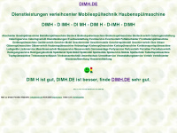 dimh.de Webseite Vorschau