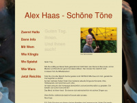 alex-haas.de Webseite Vorschau
