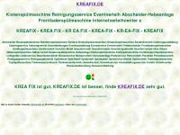 kreafix.de Webseite Vorschau