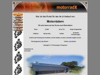 motorradx.de Webseite Vorschau