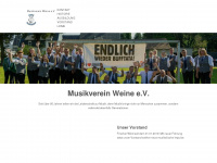 musikverein-weine.de Webseite Vorschau