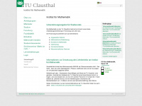 stochastik.tu-clausthal.de Webseite Vorschau