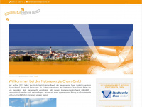 naturenergie-cham.de Webseite Vorschau