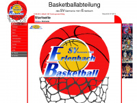 sve-basketball.de Webseite Vorschau