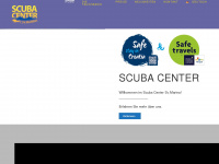scubacenter.de Webseite Vorschau