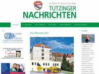 tutzinger-nachrichten.de Webseite Vorschau