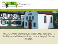 rhoendorf.de Webseite Vorschau