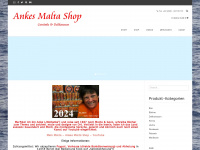 ankes-malta-shop.de Webseite Vorschau