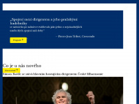 ceskafilharmonie.cz Webseite Vorschau