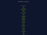 blackberry-apps.de Webseite Vorschau