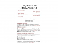 Journalofphilosophy.org