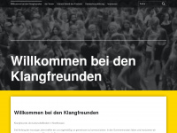 klangfreunde.de Webseite Vorschau