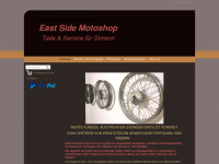eastside-motoshop.de Webseite Vorschau