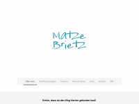 matze-brietz.de Webseite Vorschau