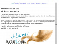 martina-and-friends.de Webseite Vorschau