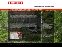 fort.ch Webseite Vorschau