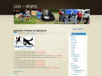 dog-sports.eu Webseite Vorschau