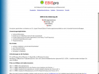 ebispro.de Webseite Vorschau