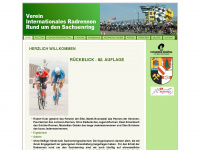 internationales-sachsenringradrennen.de Webseite Vorschau