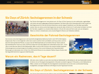 sixdays-zuerich.ch Webseite Vorschau