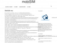 mobisim.de Webseite Vorschau