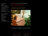 wbe-audio.de Webseite Vorschau